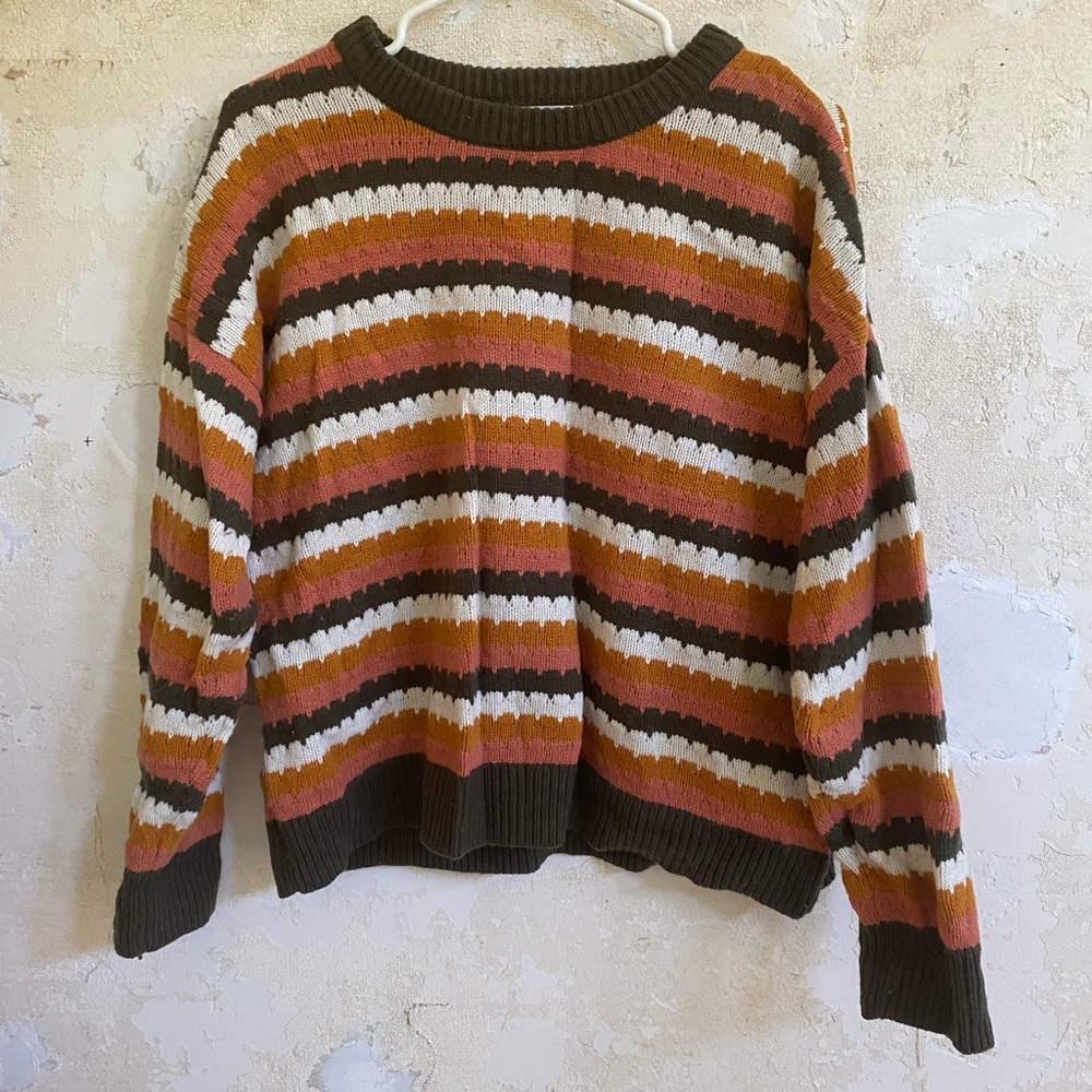 -SOLD-Madewell Striped Beacontree Sweater